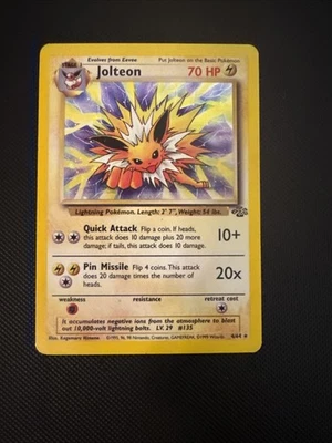 Jolteon 04/64 Jungle Holo Pokemon - Image 1 of 2
