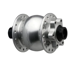 SON Nabendynamo-SON 28 15x110 Boost Disc 6 Loch - Silber eloxiert - Bild 1 von 1