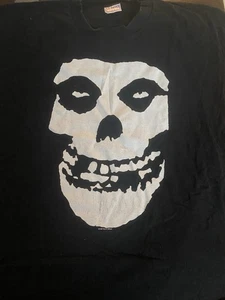 Vintage 1997 Misfits Skull Soul Ablaze Shirt Size XL Double Sided Rare EUC! - Bild 1 von 6