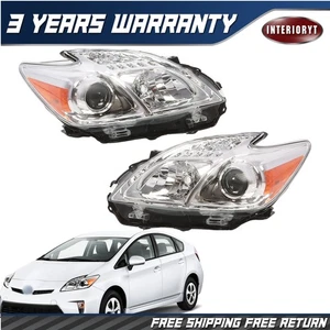 For 2010-2011 Toyota Prius Projector Headlights Halogen Headlamps LH RH - Picture 1 of 9
