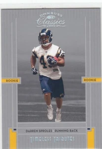 2005 Darren Sproles Donruss Classics TIMELESS TRIBUTES ROOKIE /50 #241 K State - Picture 1 of 1