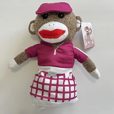 Creative чехлы для гольфа носок обезьяна девочка гольф драйвер чехол - Изображение 1 из 4