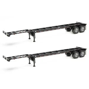 Walthers 949-4553 40' Container Chassis (2-Pack) Black HO Scale - Picture 1 of 4