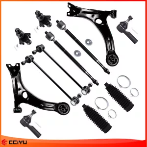 12pcs For 2003-2008 Toyota Matrix Front Lower Control Arm Tie Rod End Sway Bar - Picture 1 of 9