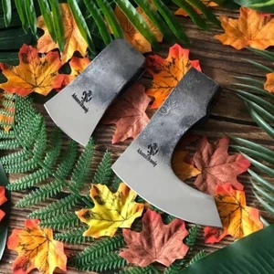 Viking Throwing Combat Hand Axe Head Small Survival Hatchet Forged Carbon Steel - Bild 1 von 6