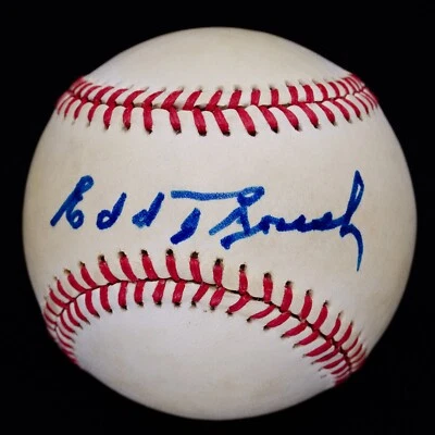 RARE Edd Roush Single Signed Autographed ONL Baseball JSA Certified #X79620 - Image 1 of 4