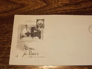 Atoms for Peace Envelope stamped First Day of ISSUE - Picture 1 of 7