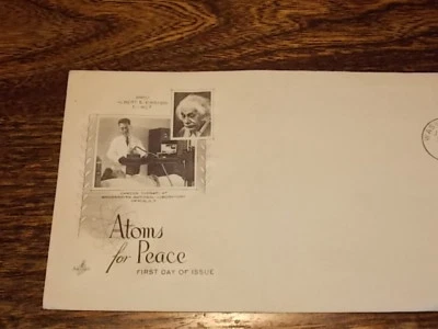 Atoms for Peace Envelope stamped First Day of ISSUE - Image 1 of 4