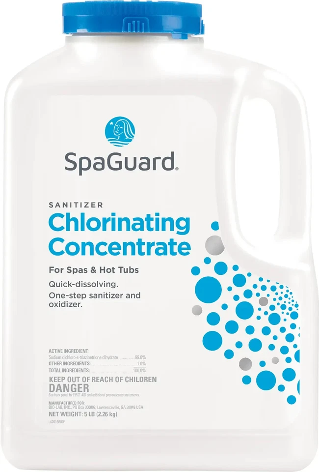 SpaGuard Spa Chlorinating Concentrate Quick Dissolve For Spas and Hot Tubs 5lb