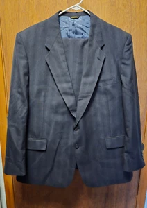 Ratner Men's Suit Black Gray Jacket and Pants - Picture 1 of 13