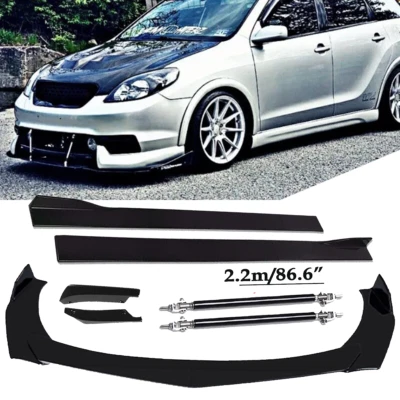 Front Bumper Lip Spoiler Splitter Car Body Rear For Toyota Matrix 2003-2022 - Image 1 of 4