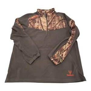 Huntworth Fleece Camo Jacket Full Zip Tree Camouflage Hunting Coat Mens XL - Picture 1 of 11