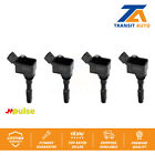 Ignition Coil (4 Pack) For Volkswagen Jetta Golf Audi A3 Sportback e-tron R