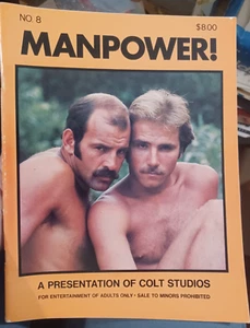 1975 Manpower! No. 8, Colt Studios, Mens Magazine - Picture 1 of 1