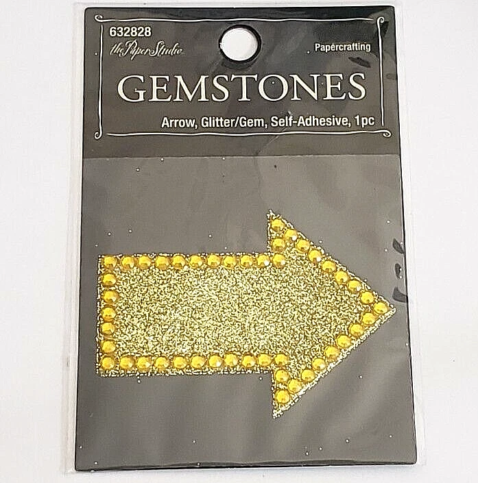 Pegatina de piedras preciosas y brillo de The Paper Studio - FLECHA Foto 1 de 2