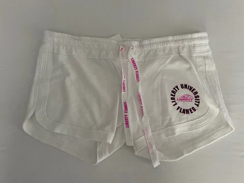 New Women's Liberty University Athletic Gym Shorts 3" Inseam M 1122 Cover