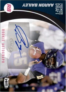 Autógrafos Aaron Bailey 2017 Sage Hit Premier Draft #A67 automático - casi nuevo- como nuevo - Imagen 1 de 2