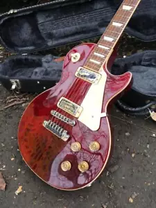 Gibson Les Paul Deluxe Años 2000 - vino tinto - Imagen 1 de 7