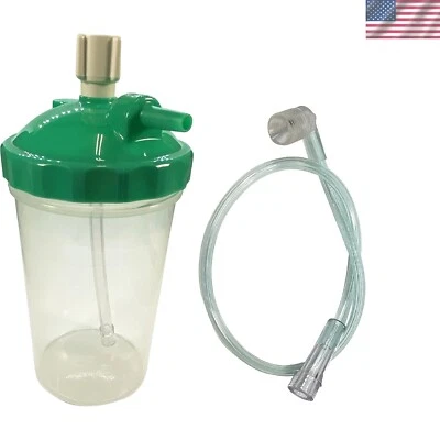 6 LPM Humidifier Bottle with 15-Inch Adapter Tubing - Optimal Bedroom Comfort - Image 1 of 2