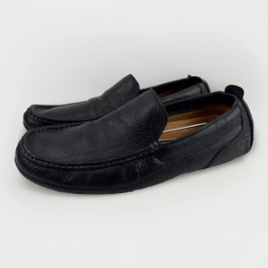 Men’s Timberland Smart Comfort System Black Leather Loafers Size 10M Driver - Picture 1 of 22