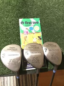 Nickent Ladies Super Concorde Shallow Face 3-5-7 Woods Set Graphite Shafts - Picture 1 of 11