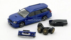 BMC 1/64 Scale Subaru 2002 Legacy E-Tune II Blue Diecast model Toy Collections - Picture 1 of 4