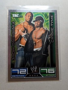 Cryme Tyme Finishing Move Tac Team Card Topps Slam Attax 2008 Wrestling FOIL LP - Picture 1 of 1