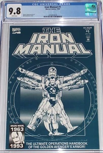 Iron Manual #1 CGC 9.8 from 1993 - Picture 1 of 2