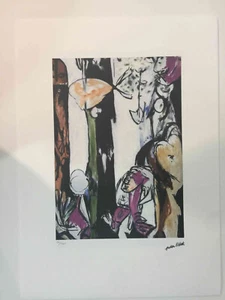 JACKSON Pollock Lithography Off Set CM 50x70 Signature On Slab With Certified - Picture 1 of 8