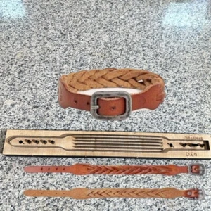 Five-Strand Braided Leather Bracelet Craft Cutting Die Wooden Punch Cut Mold DIY - Picture 1 of 3
