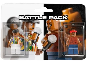 NEW - CanvasDon Battle Pack - PAC vs BIG - 2Pac Tupac Biggie Smalls MiniFigures - Picture 1 of 3