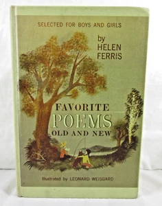FAVORITE POEMS OLD AND NEW * 1957 Helen Ferris* HC Book - Vintage - Picture 1 of 10