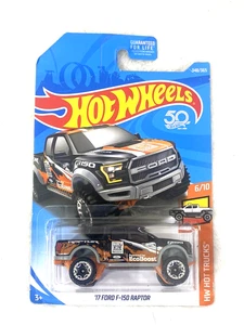 2018 Hot Wheels '17 Ford F-150 Raptor #348/365 HW Hot Trucks #6/10 ECOBOOST - Picture 1 of 7