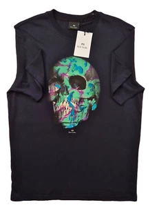 New Paul Smith T-Shirt “ Skull  “ Print T-shirt Size Medium - Picture 1 of 5