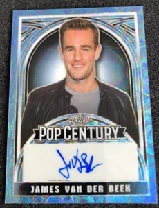 Tarjeta automática caleidoscopio azul siglo pop hoja metal James Van Der Beek 2024 #12/15 - Imagen 1 de 2