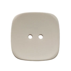 8x Matte Sewing Buttons 2-Hole Square Button for Wool Coat Overcoat DIY Set Chic - Picture 1 of 35