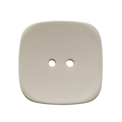 8Pcs DIY Matte Sewing Buttons 2-Hole Square Button for Wool Coat Overcoat Button - Image 1 of 4