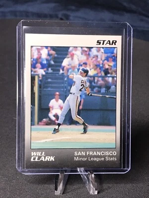 1989 Star Co Will Clark 3 Of 11 - Clean - Sharp Corners - San Fransisco Giants - Image 1 of 2