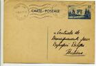 France - 80c carte postale adressée au Bureau de Belgique Réfugiés datée 15.VI 40