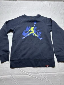 Nike air Jordan Unisex Size Youth Large Pullover Crewneck Sweatshirt Retro - Picture 1 of 7