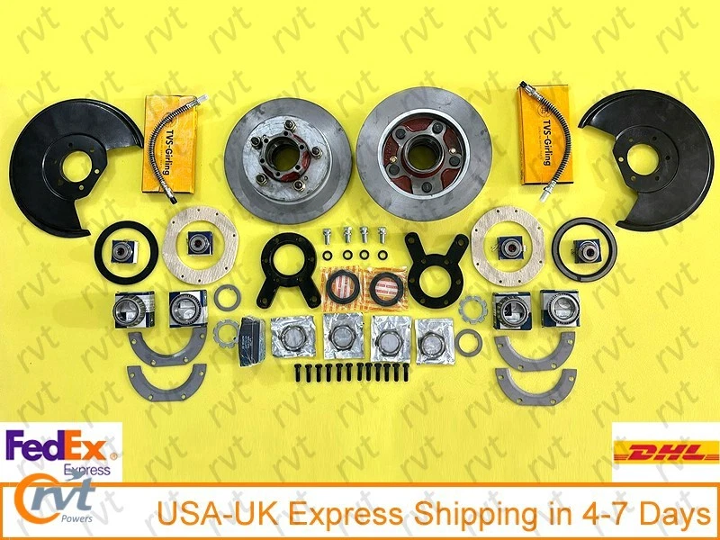 Disc Brake Conversion Kit-11" Front  Wheels For Willys Jeep  CJ2,CJ3 CJ5 M38 - Image 1 of 4