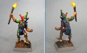 Painted ~ Hecklemeyer, conversion with torch, Reaper Dark Heaven Legends - Picture 1 of 2