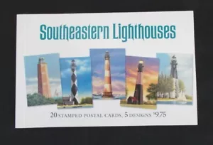 Southeastern Light Houses Stamped Postal Cards 20 Count 5 Designs Mint Condition - Picture 1 of 2