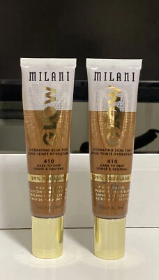 Milani Glow увлажняющий оттенок кожи 1,0 жидк. унц. цвет 410 от темного до глубокого набор из 2 - Изображение 1 из 4