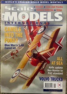 SCALE MODELS 1/98 WW1 RFC RAF RNAS SOPWITH CAMEL SEA HARRIER SHAR FA2 VOLVO FH16 - Imagen 1 de 3