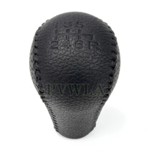 6 Speed Leather Gear Shift Knob For Nissan Navara D40 Frontier Double Cab 05-15 - Foto 1 di 10