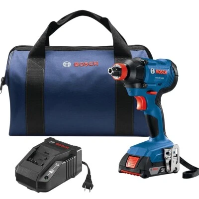 Bosch GDX18V-1600B12 18V Freak 2-in-1 Bit/Socket Impact Driver Kit New - Image 1 of 2