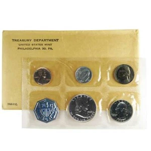 1960 U.S. Mint Proof Set Not Sealed - Bild 1 von 1