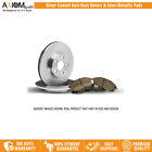 2 Disc Brake Rotors Silver Anti-Rust 4 Semi-Metallic Pads Rear Kit 31360Z-Smd383