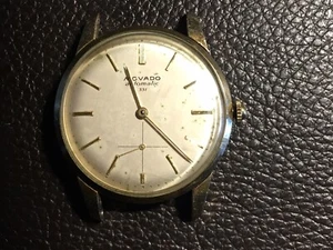 Movado Ref.331 Yellow Rolled Gold Running Sold As Is Pitting On Dial Bumper - Picture 1 of 8